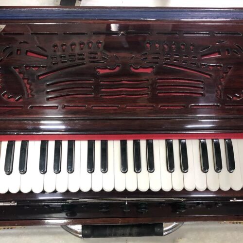 4 Set Reeds Scale Changing Harmonium - Calcutta Musical Depot