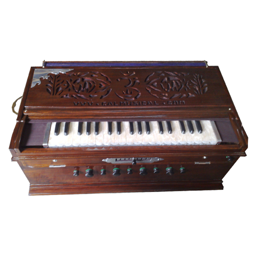 Fixed Scale Changing Harmonium - Calcutta Musical Depot