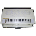Special White Premier Scale Changing Harmonium - Calcutta Musical Depot